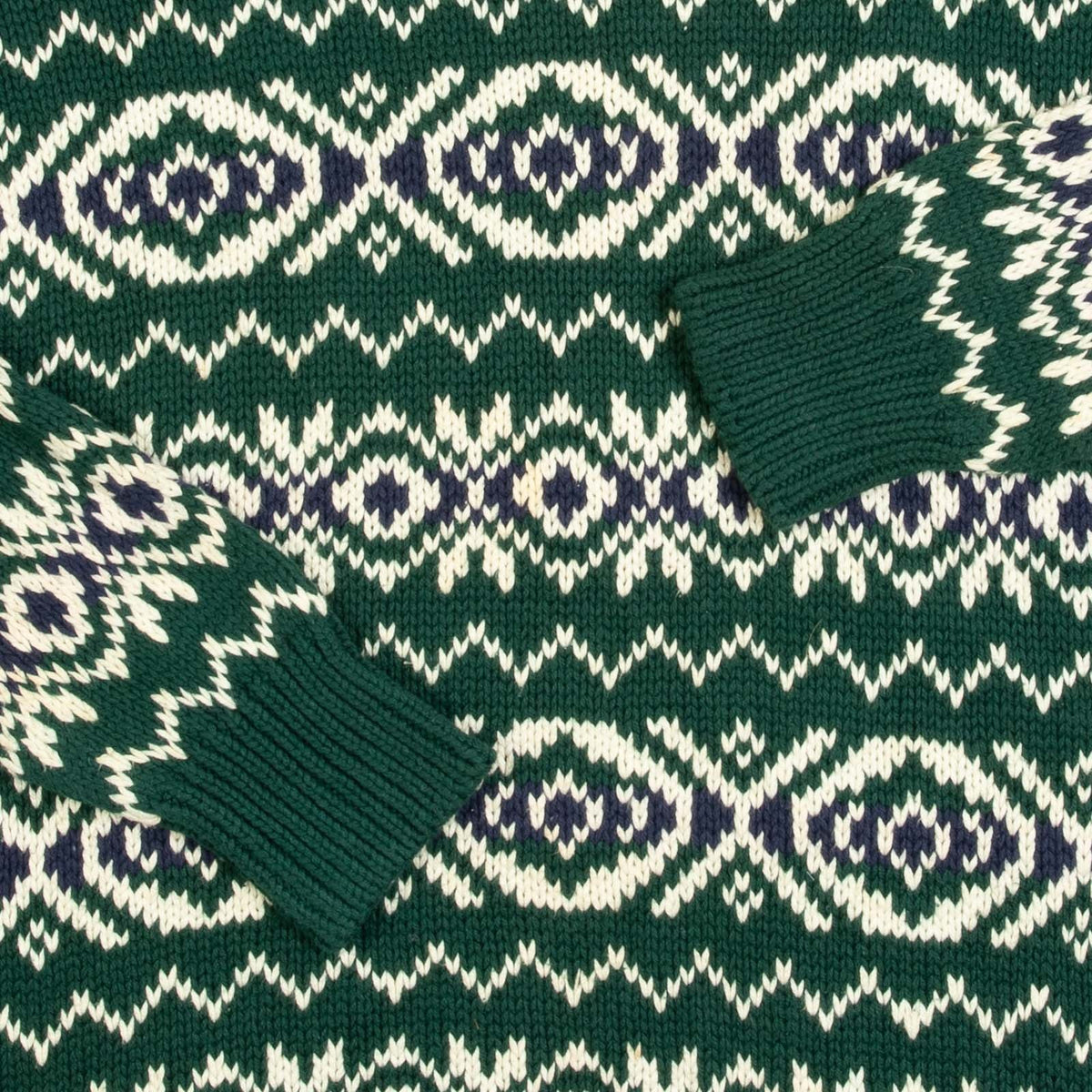 MEN'S VINTAGE 1990S GAP PATTERNED KNITTED JUMPER - SMALL