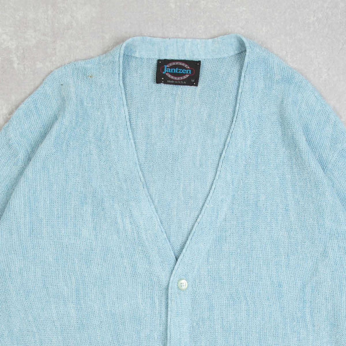 MEN'S VINTAGE 1980S KNITTED CARDIGAN - MEDIUM