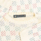 MEN'S VINTAGE 1990S STRUCTURED PATTERNED KNITTED JUMPER - LARGE