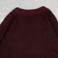 MEN'S VINTAGE 1980S STRUCTURED RIBBED KNITTED JUMPER - MEDIUM