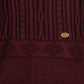 MEN'S VINTAGE 1980S STRUCTURED RIBBED KNITTED JUMPER - MEDIUM