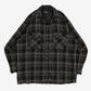 MEN'S VINTAGE 1990S WOOL STYLE CHECKED SHIRT - X-LARGE