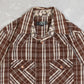 MEN'S VINTAGE 1990S CHECKED FLANNEL SHIRT - LARGE