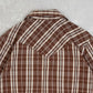 MEN'S VINTAGE 1990S CHECKED FLANNEL SHIRT - LARGE