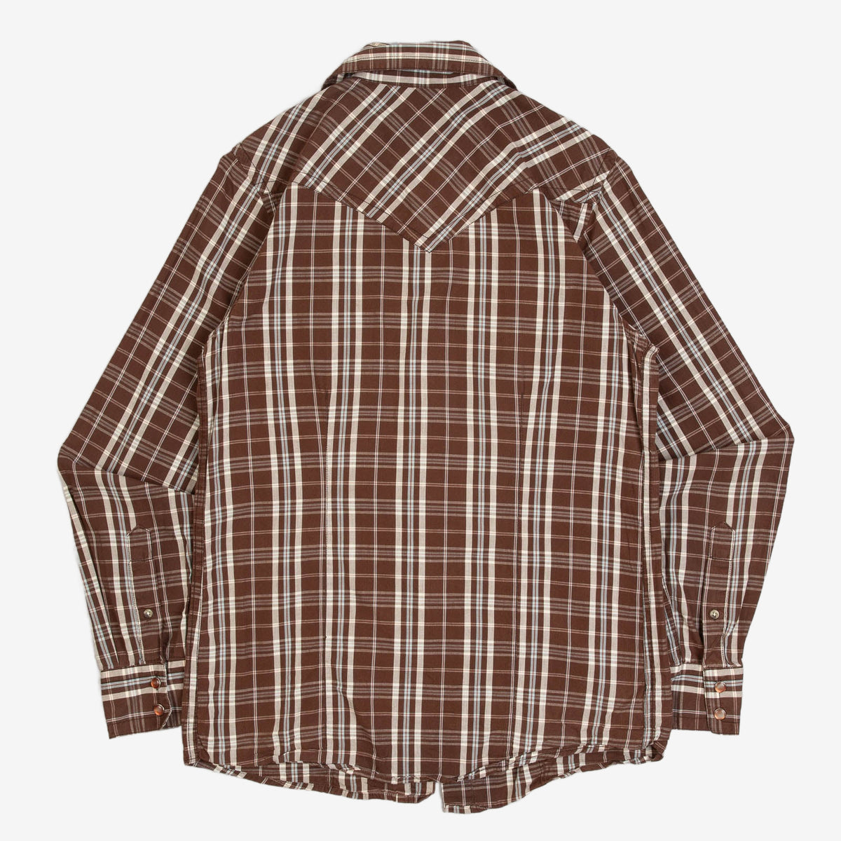 MEN'S VINTAGE 1990S CHECKED FLANNEL SHIRT - LARGE