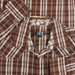 MEN'S VINTAGE 1990S CHECKED FLANNEL SHIRT - LARGE