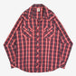 MEN'S VINTAGE TRUE RELIGION CHECKED WESTERN SHIRT - XX-LARGE