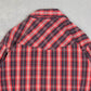 MEN'S VINTAGE TRUE RELIGION CHECKED WESTERN SHIRT - XX-LARGE