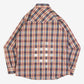 MEN'S VINTAGE 1990S CHECKED WESTERN RODEO SHIRT - LARGE