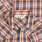 MEN'S VINTAGE 1990S CHECKED WESTERN RODEO SHIRT - LARGE