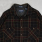MEN'S VINTAGE WOOL STYLE CHECKED SHIRT - X-LARGE
