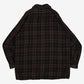 MEN'S VINTAGE WOOL STYLE CHECKED SHIRT - X-LARGE