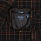 MEN'S VINTAGE WOOL STYLE CHECKED SHIRT - X-LARGE