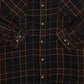 MEN'S VINTAGE WOOL STYLE CHECKED SHIRT - X-LARGE