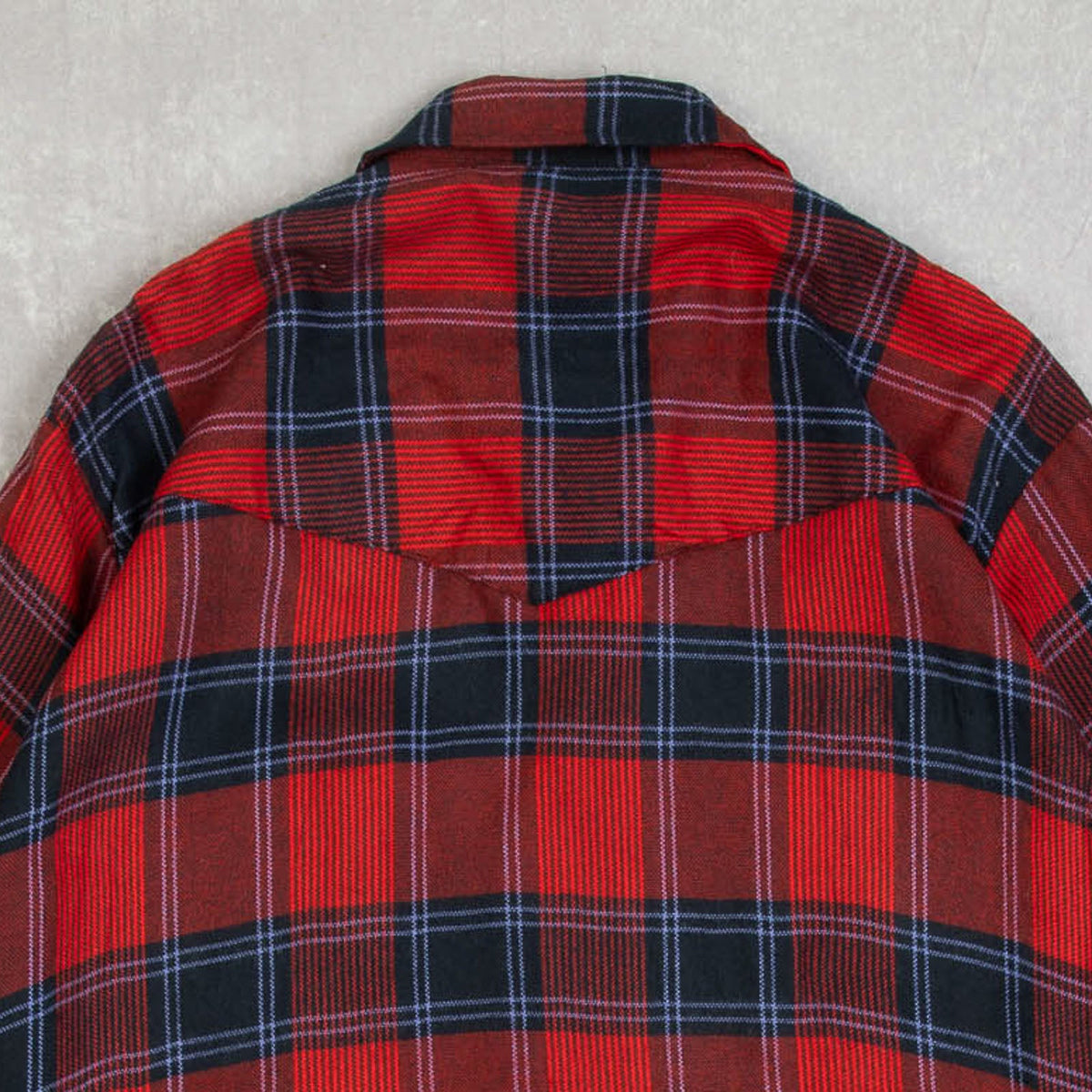 MEN'S VINTAGE 1990S CHECKED WESTERN SHIRT - LARGE