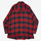 MEN'S VINTAGE 1990S CHECKED WESTERN SHIRT - LARGE