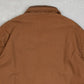 MEN'S VINTAGE 1980S FULL ZIP COLLARED JACKET - LARGE