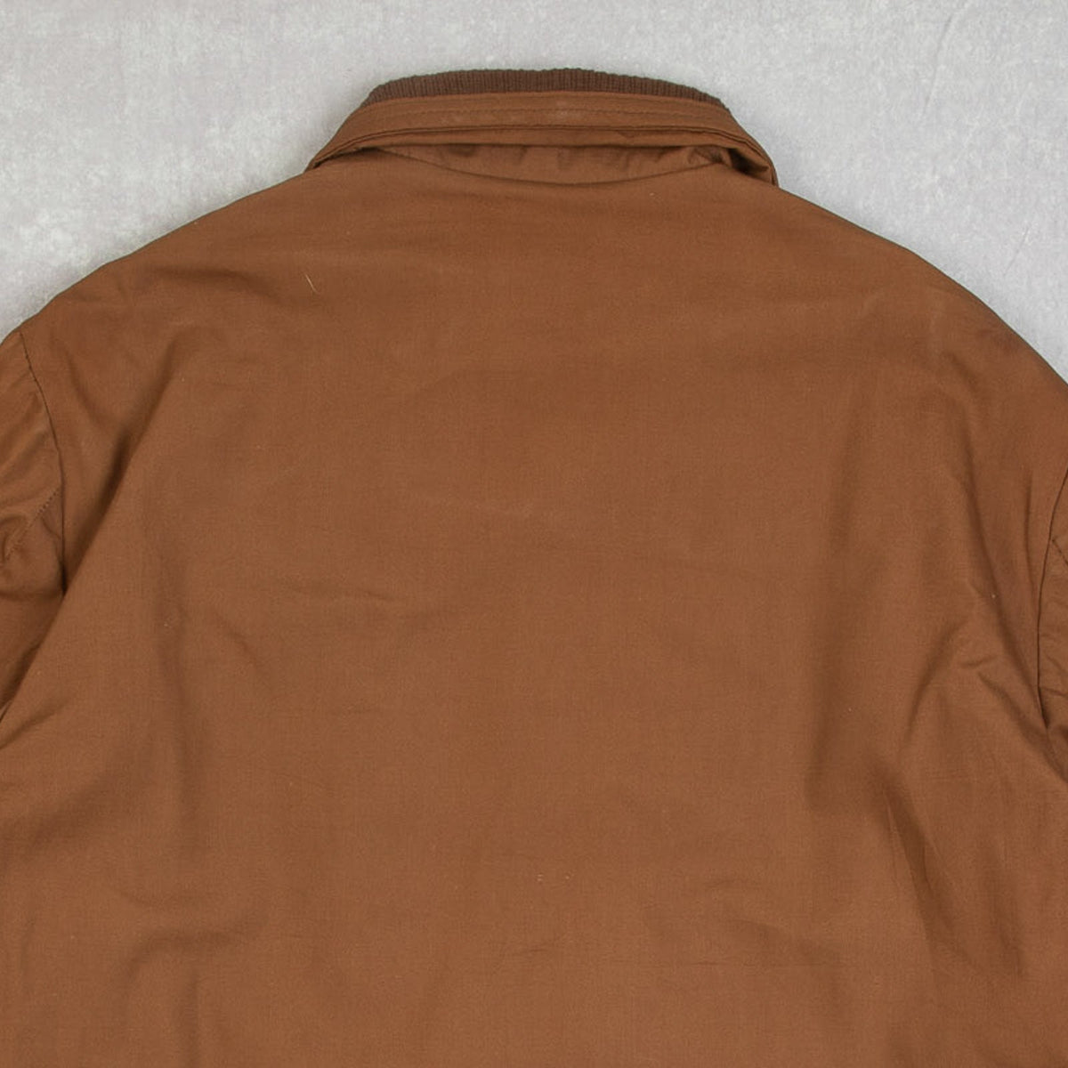 MEN'S VINTAGE 1980S FULL ZIP COLLARED JACKET - LARGE