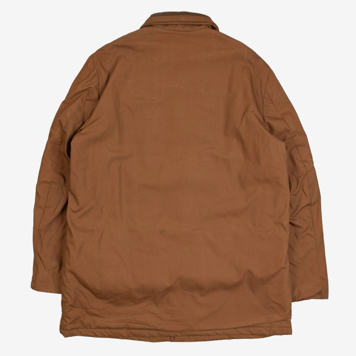 MEN'S VINTAGE 1980S FULL ZIP COLLARED JACKET - LARGE
