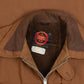 MEN'S VINTAGE 1980S FULL ZIP COLLARED JACKET - LARGE