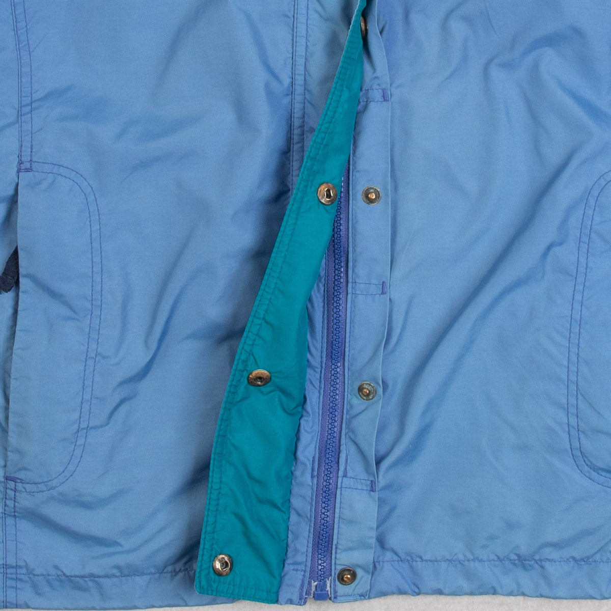 WOMEN'S VINTAGE 1990S COLUMBIA COLOUR BLOCK JACKET - SMALL