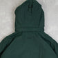 MEN'S VINTAGE 1990S HOODED FULL ZIP PARKA JACKET - LARGE