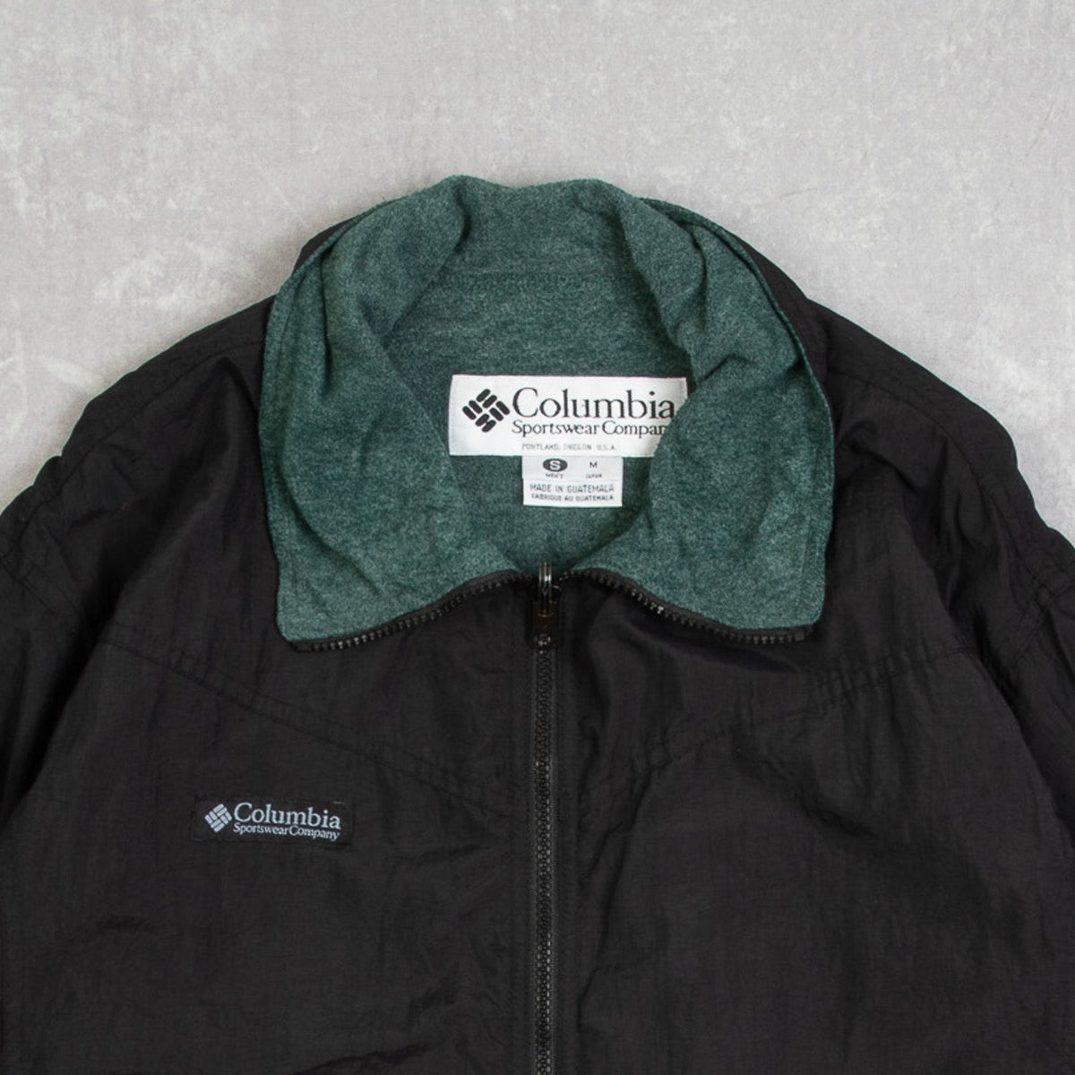 MEN'S VINTAGE 1990S COLUMBIA FULL ZIP JACKET - SMALL