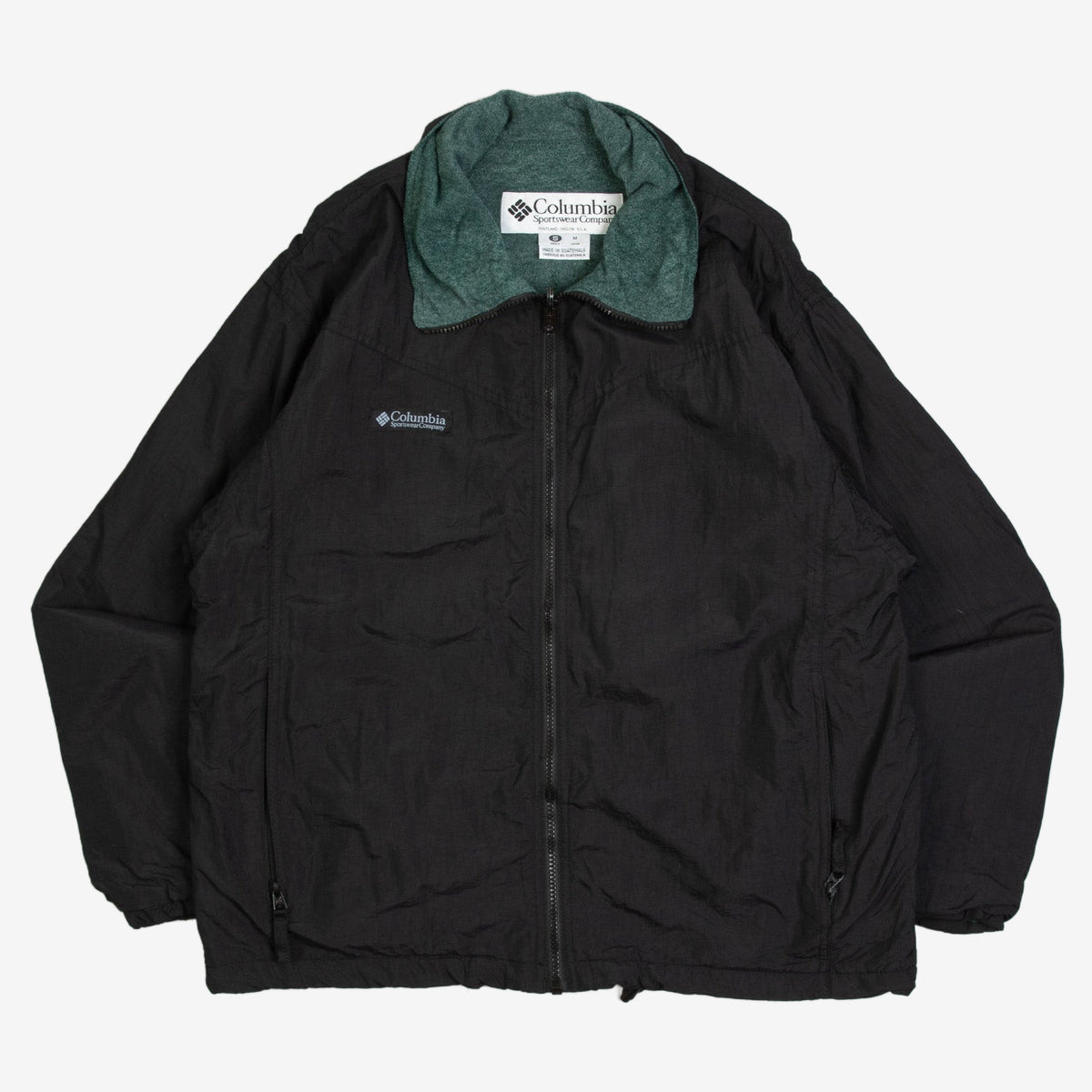 MEN'S VINTAGE 1990S COLUMBIA FULL ZIP JACKET - SMALL