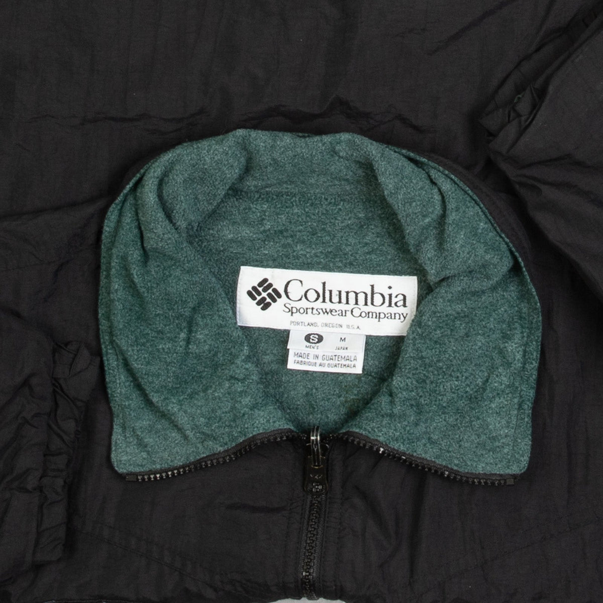 MEN'S VINTAGE 1990S COLUMBIA FULL ZIP JACKET - SMALL