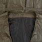 MEN'S VINTAGE 1990S LEATHER VEST FULL ZIP JACKET - MEDIUM
