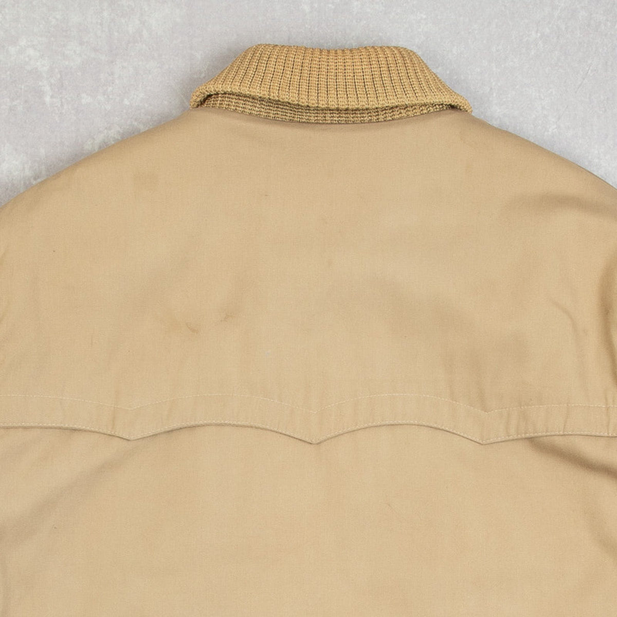 MEN'S VINTAGE 1980S SEARS FLEECE LINED WESTERN JACKET - LARGE