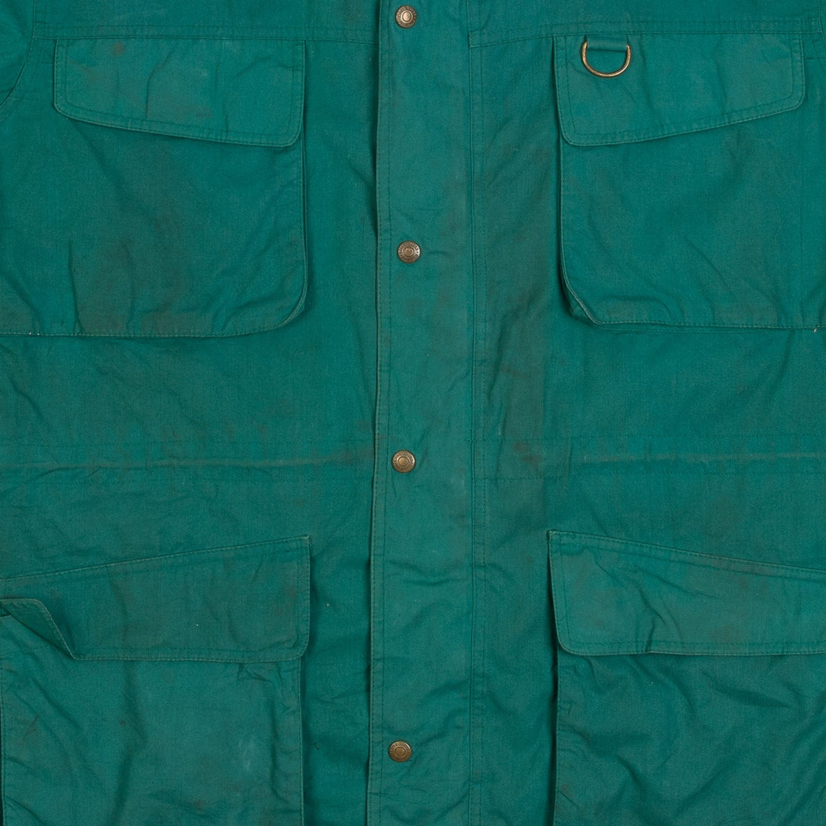 MEN'S VINTAGE 1990S EDDIE BAUER FULL ZIP PARKA JACKET - LARGE