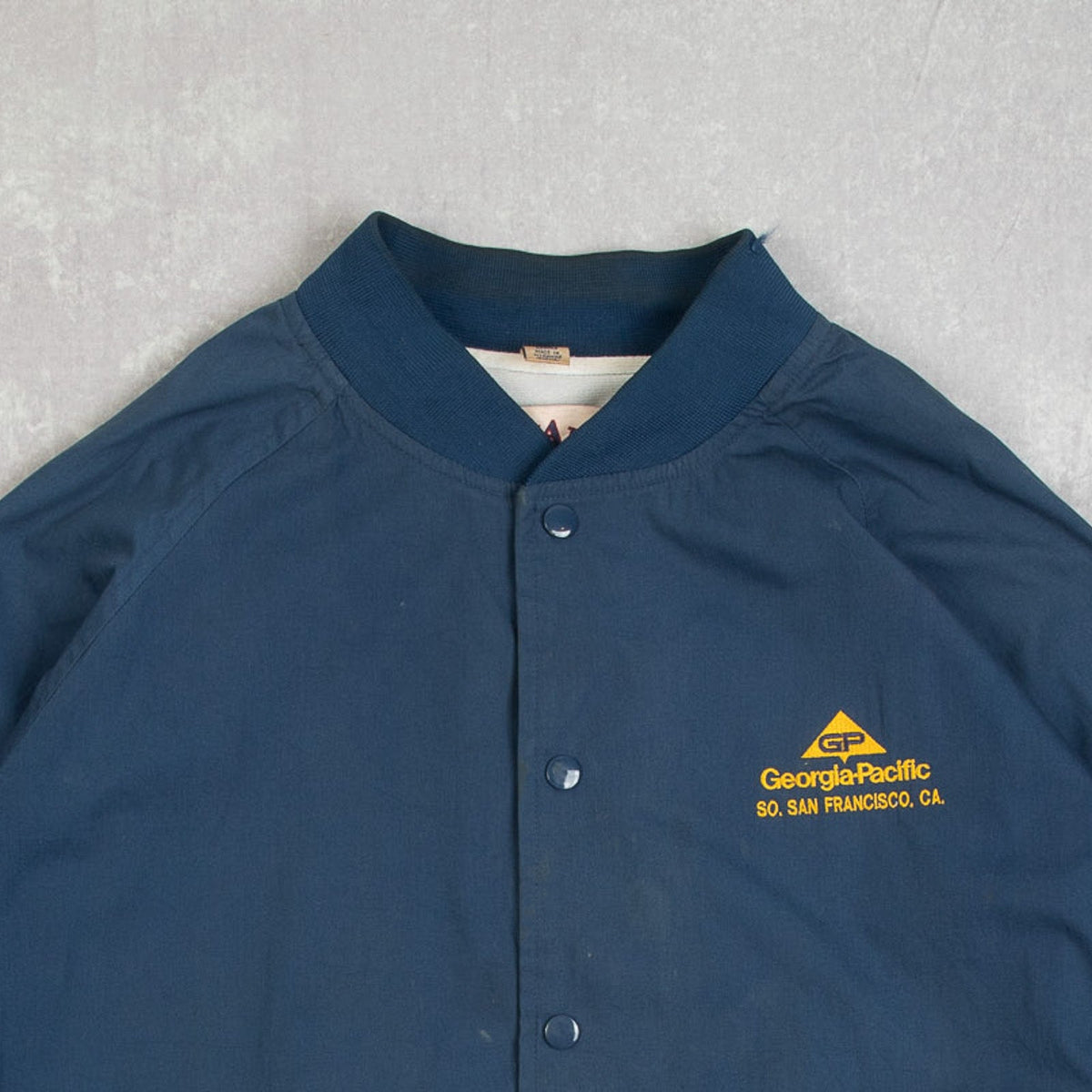 MEN'S VINTAGE 1990S GEORGIA-PACIFIC BOMBER JACKET - X-LARGE