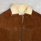 WOMEN'S VINTAGE 1990S SUEDE FLEECE LINED WESTERN JACKET - MEDIUM