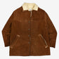 WOMEN'S VINTAGE 1990S SUEDE FLEECE LINED WESTERN JACKET - MEDIUM