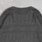 MEN'S VINTAGE 1990S STRUCTURED KNITTED JUMPER - X-LARGE