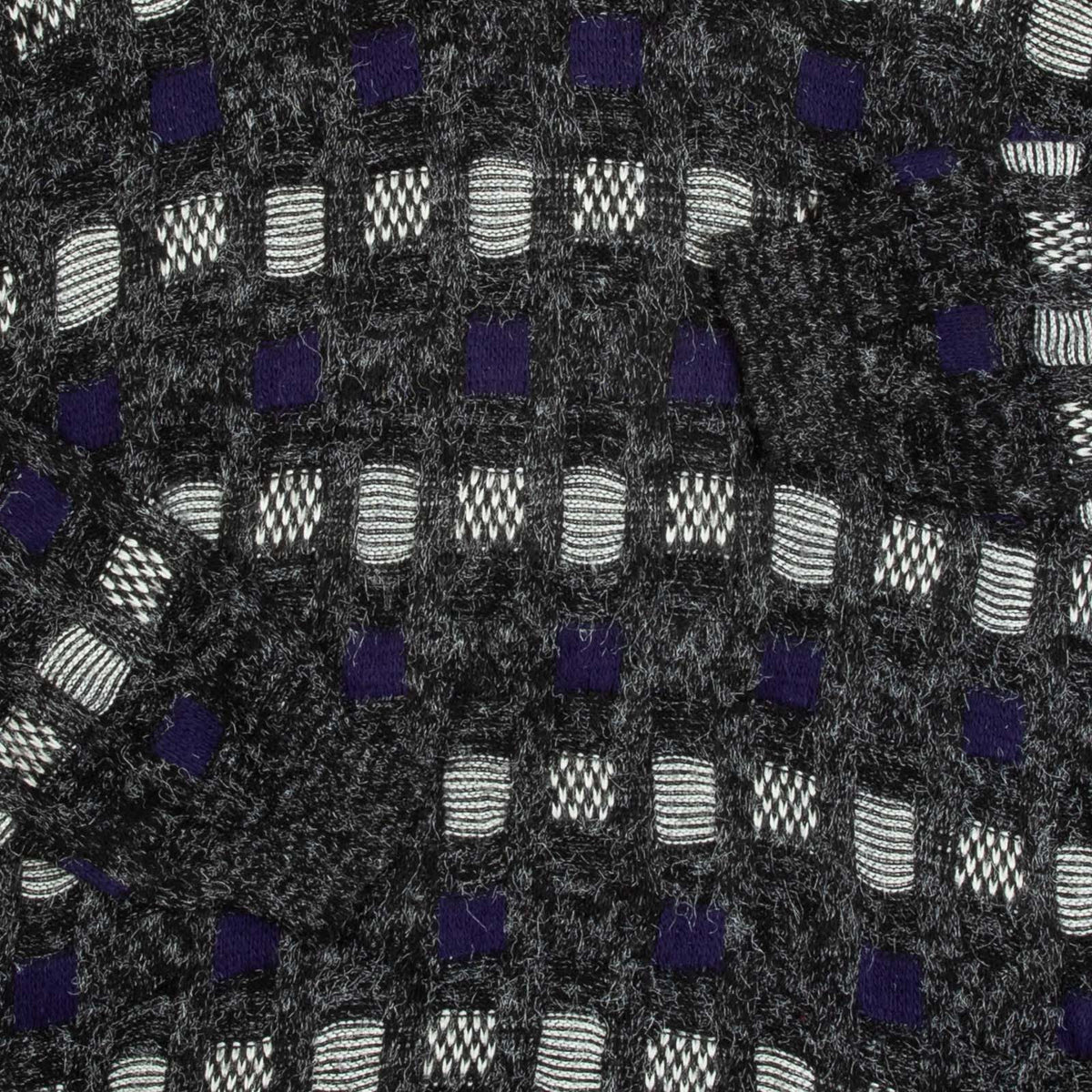 MEN'S VINTAGE 1980S PATTERNED KNITTED JUMPER - LARGE