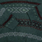 MEN'S VINTAGE 1990S PATTERNED KNITTED JUMPER - X-LARGE