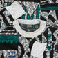 MEN'S VINTAGE 1990S PATTERNED KNITTED JUMPER - LARGE