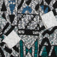 MEN'S VINTAGE 1990S PATTERNED KNITTED JUMPER - LARGE