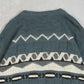 MEN'S VINTAGE 1990S STRUCTURED PATTERNED KNITTED JUMPER - MEDIUM