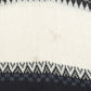 MEN'S VINTAGE 1980S STRUCTURED PATTERNED KNITTED JUMPER - LARGE
