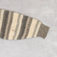 MEN'S VINTAGE 1980S STRIPED STRUCTURED ALPACA KNITTED JUMPER - MEDIUM