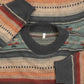 MEN'S VINTAGE 1980S STRIPED PATTERNED KNITTED JUMPER - MEDIUM