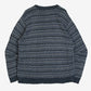 MEN'S VINTAGE 1990S STRIPED PATTERNED KNITTED JUMPER - LARGE