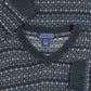 MEN'S VINTAGE 1990S STRIPED PATTERNED KNITTED JUMPER - LARGE