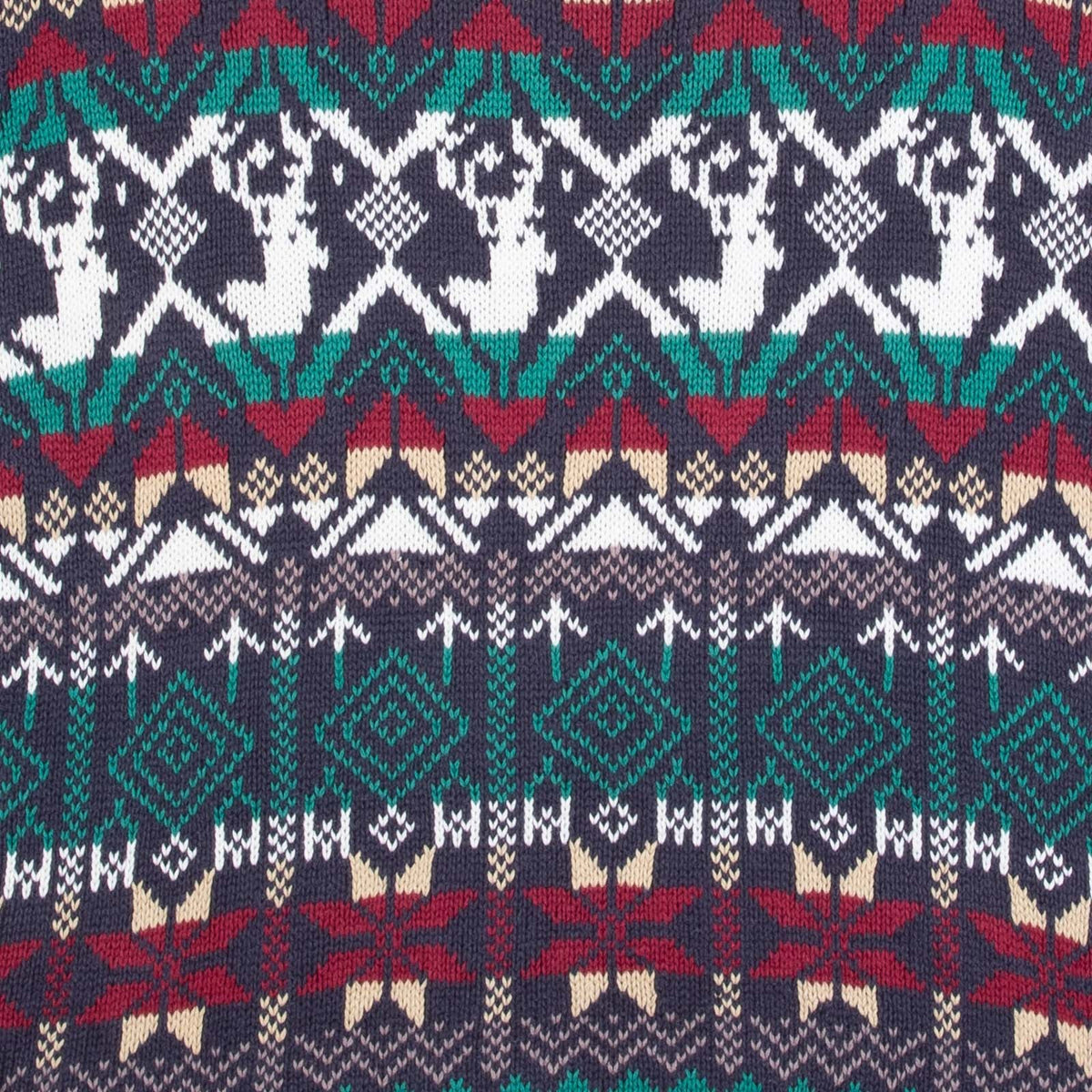 MEN'S VINTAGE 1990S PATTERNED KNITTED JUMPER - LARGE
