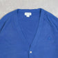 MEN'S VINTAGE 1990S IZOD KNITTED CARDIGAN - LARGE