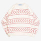 MEN'S VINTAGE 1990S STRUCTURED PATTERNED KNITTED JUMPER - LARGE