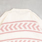 MEN'S VINTAGE 1990S STRUCTURED PATTERNED KNITTED JUMPER - LARGE